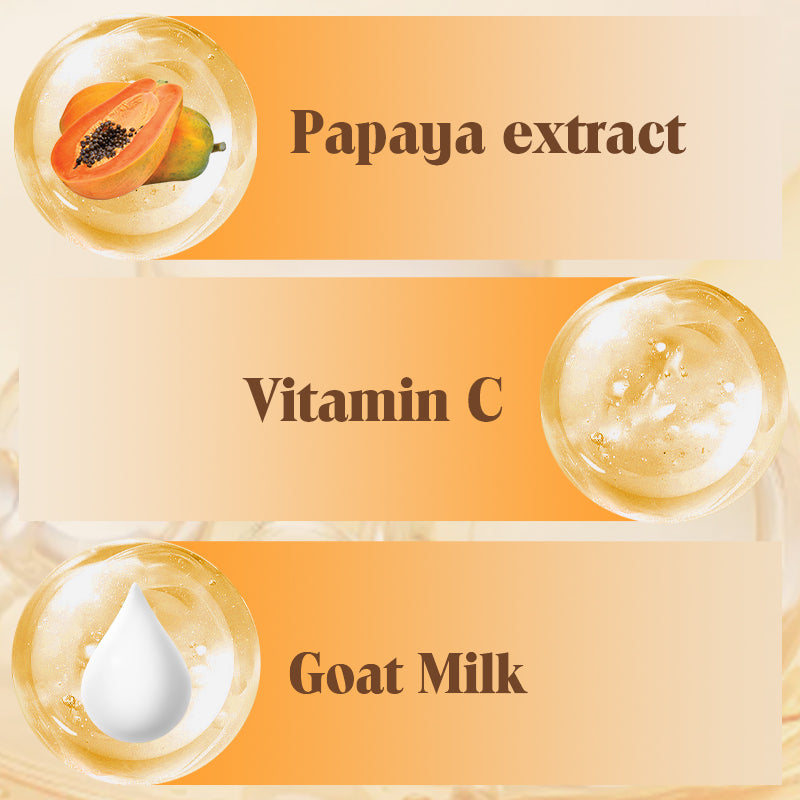 Jabón Artesanal de Leche de Cabra y Papaya con Vitamina C