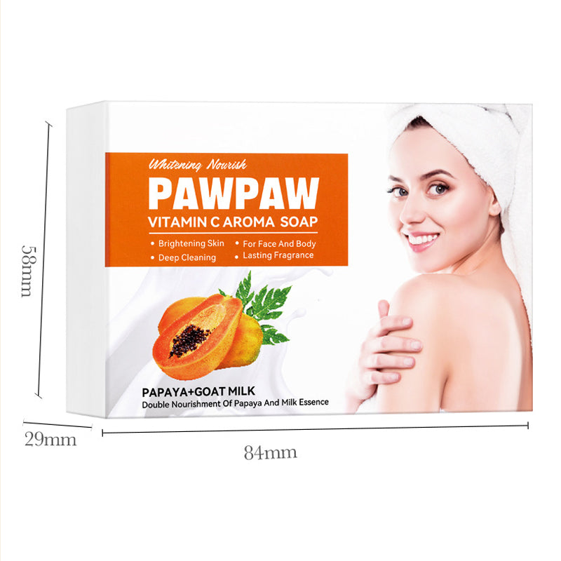 Jabón Artesanal de Leche de Cabra y Papaya con Vitamina C