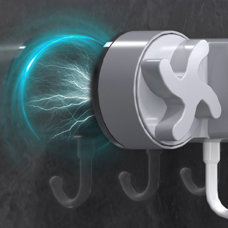 Abrazadera de Fregona con Ventosa sin Perforación para Baño