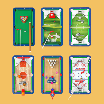 🎄Oferta especial de Navidad🎄Juego de mesa de juegos portátil compacto 6 en 1