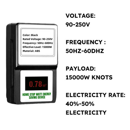 Dispositivo de Ahorro de Energía Home Stop Watt