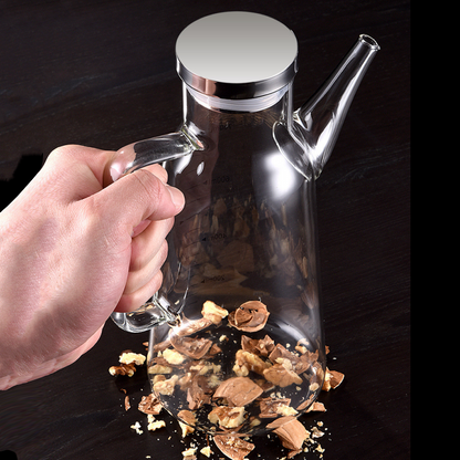 Botella dispensadora de aceite con boquilla antigoteo