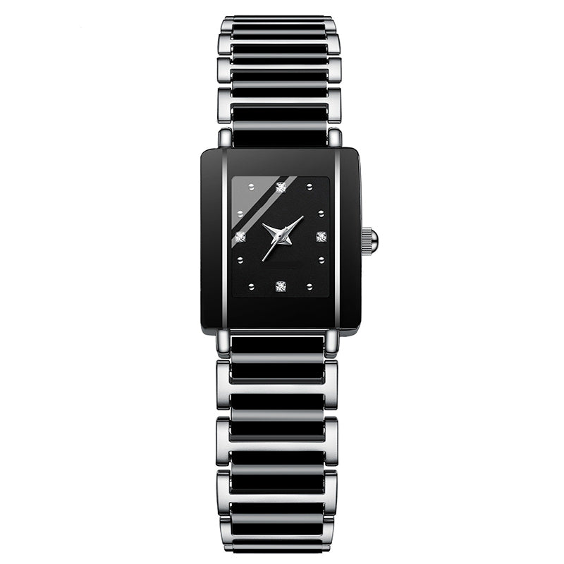 Moda Casual Versátil Reloj Cuadrado de Pareja