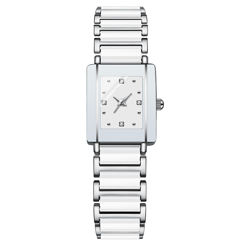 Moda Casual Versátil Reloj Cuadrado de Pareja