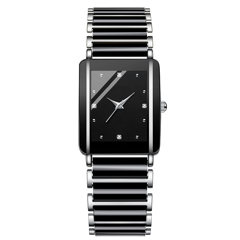Moda Casual Versátil Reloj Cuadrado de Pareja