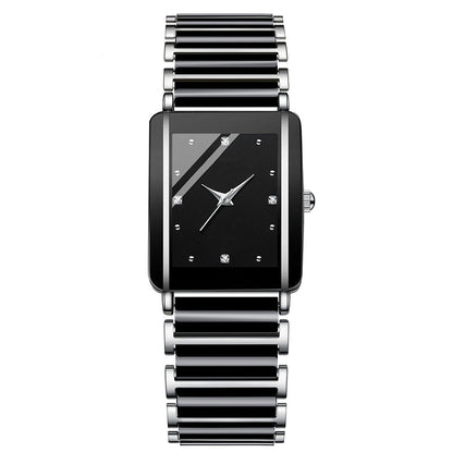 Moda Casual Versátil Reloj Cuadrado de Pareja