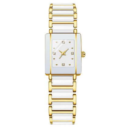 Moda Casual Versátil Reloj Cuadrado de Pareja