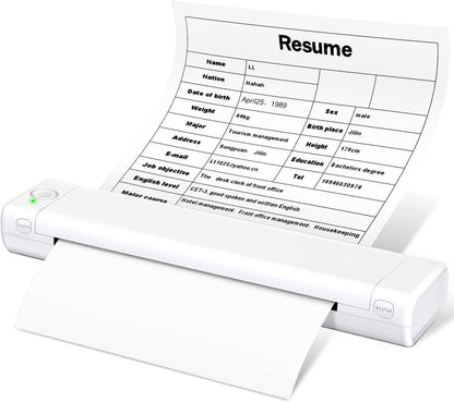 🚀🖨️ 50 % rabatt! Miniprinter 2026 – 📚 til studier og arbeid, 🎨 tatoveringsdesign, 🧳 bærbar og trådløs!