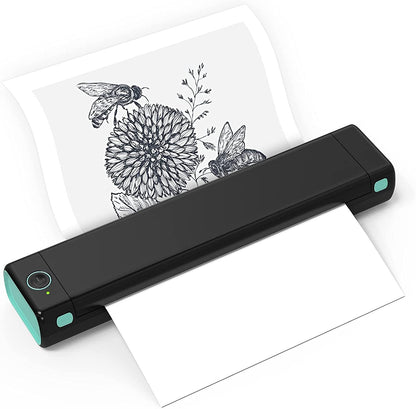 🚀🖨️ 50 % rabatt! Miniprinter 2026 – 📚 til studier og arbeid, 🎨 tatoveringsdesign, 🧳 bærbar og trådløs!