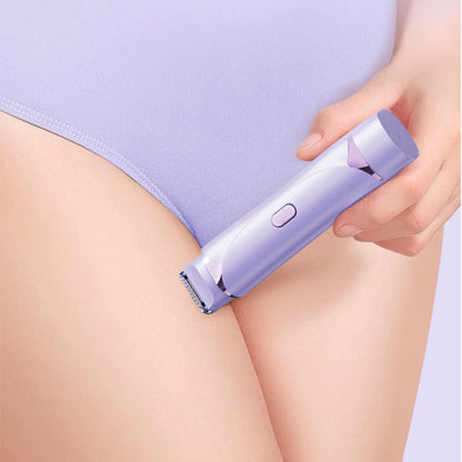 Cortapelos eléctrico 2 en 1 de doble cabezal para mujer