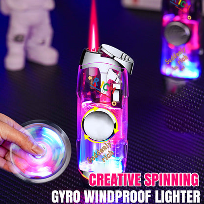 🔥HOT SALE🔥Creative Spinning Gyro Encendedor a prueba de viento