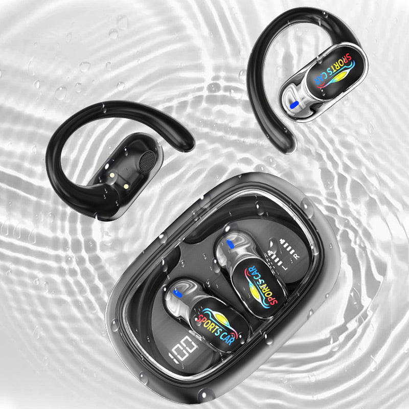 Auriculares abiertos resistentes al agua con cancelación de ruido