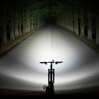 Luz de bicicleta recargable, súper brillante e impermeable.