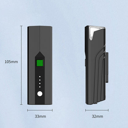 Luz de bicicleta recargable, súper brillante e impermeable.