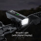 Luz de bicicleta recargable, súper brillante e impermeable.