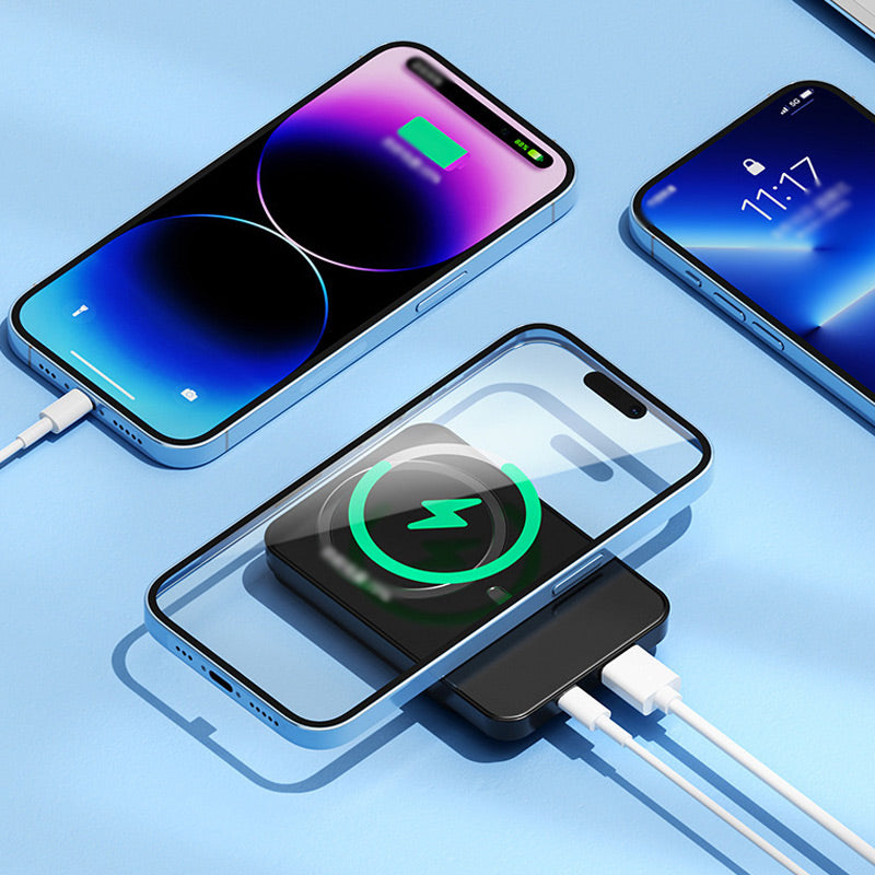 ⚡ 50% DE DESCUENTO! ✨ Power Bank 20000mAh Ultradelgado - Carga Rápida PD/QC con Pantalla Digital para Móviles y Tablets 📱🔋