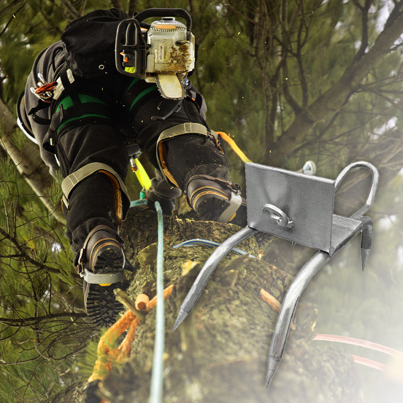 Juego de zapatos antideslizantes de uña de gato para escalar árboles al aire libre