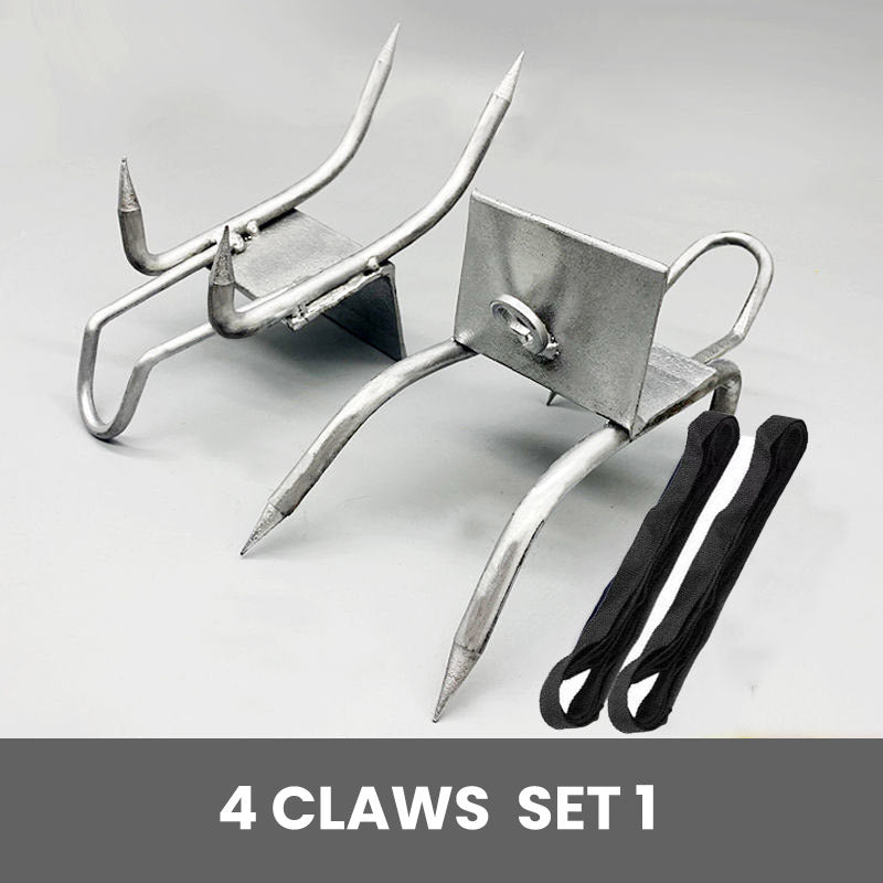 Juego de zapatos antideslizantes de uña de gato para escalar árboles al aire libre