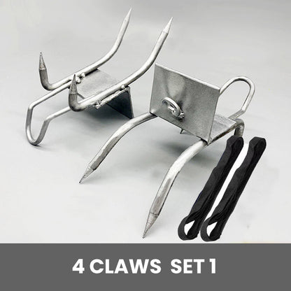 Juego de zapatos antideslizantes de uña de gato para escalar árboles al aire libre