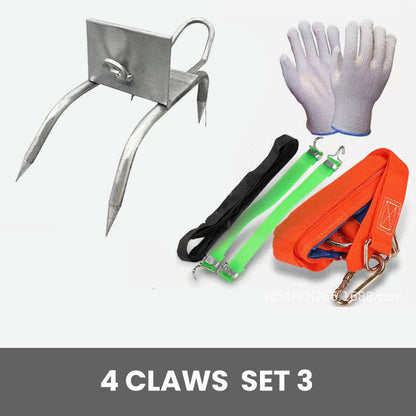 Juego de zapatos antideslizantes de uña de gato para escalar árboles al aire libre