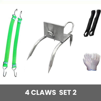 Juego de zapatos antideslizantes de uña de gato para escalar árboles al aire libre