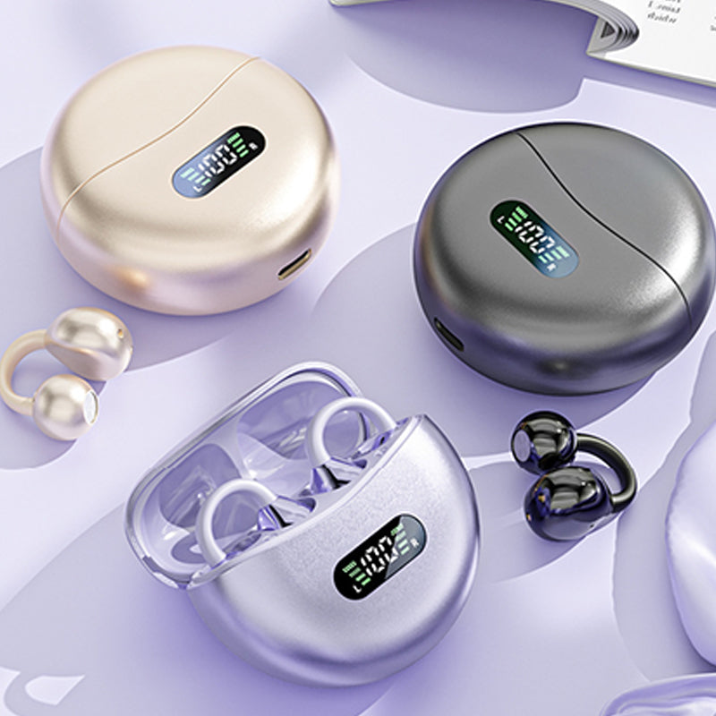 AI Translation Auriculares Bluetooth abiertos con clip