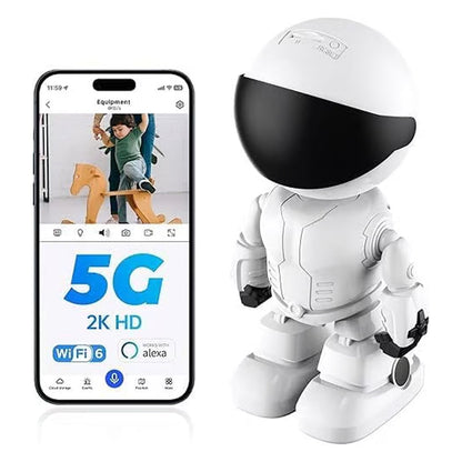 🔥2025 Hot Sale👍Cámara robot inalámbrica de detección de movimiento para interiores🤖Tu nuevo guardia de seguridad para el hogar🎥.