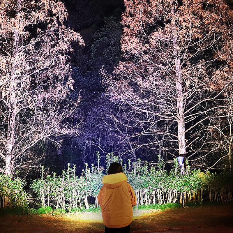 Linterna frontal de alta potencia recargable súper brillante