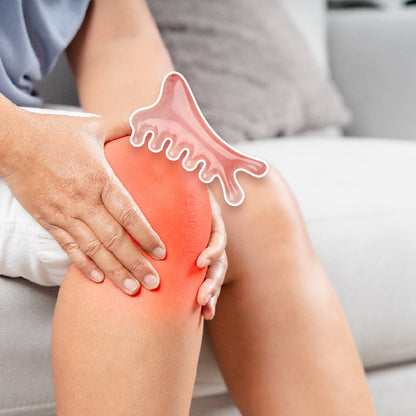 Peine Masajeador Gua Sha Multifuncional para Cuero Cabelludo