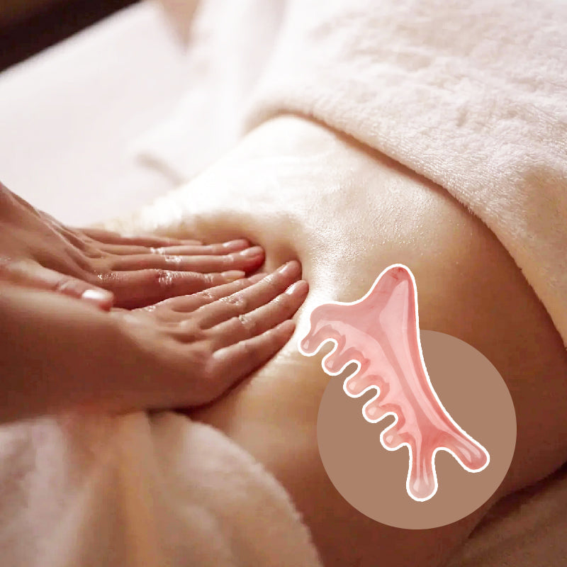 Peine Masajeador Gua Sha Multifuncional para Cuero Cabelludo