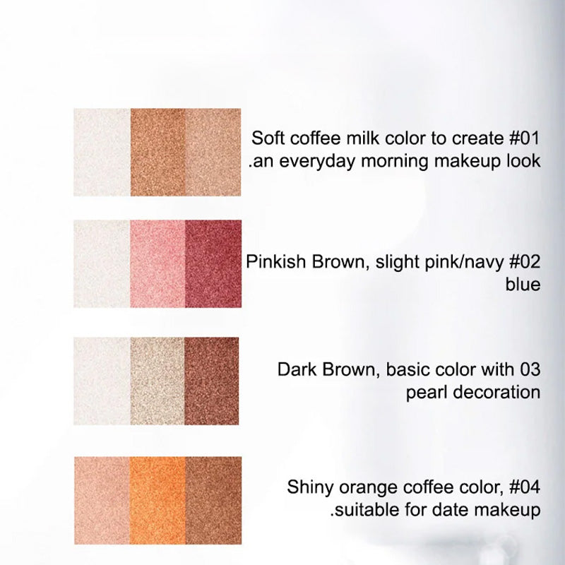 Sombra de ojos en barra con brillo degradado resistente al agua