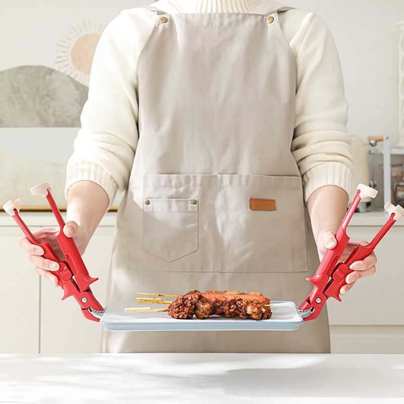 Pinza multiusos antiquemaduras para cuencos