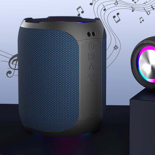 🎵Altavoz Bluetooth portátil de 40W de pico con luz RGB💥