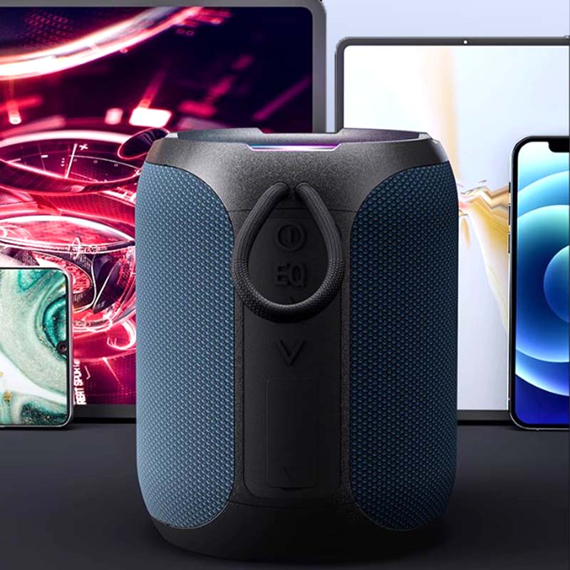 🎵Altavoz Bluetooth portátil de 40W de pico con luz RGB💥