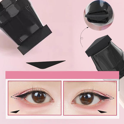 🎉 Compra 1 y Llévate 1 Gratis 🎉 Delineador de Efecto Sello Integrado con Base Giratoria