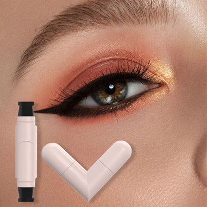🎉 Compra 1 y Llévate 1 Gratis 🎉 Delineador de Efecto Sello Integrado con Base Giratoria