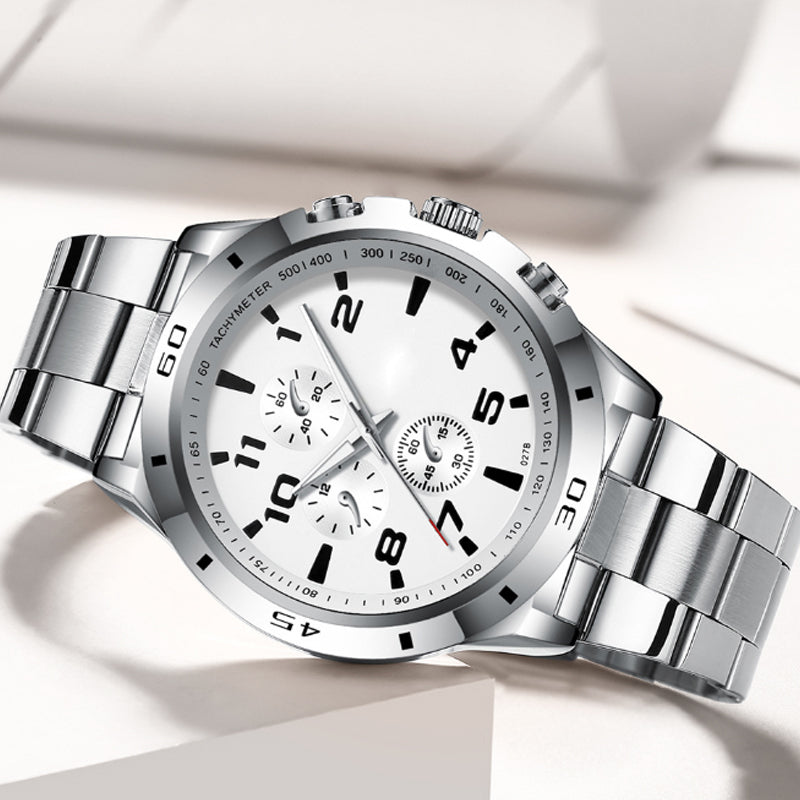 Reloj de cuarzo luminoso impermeable de moda