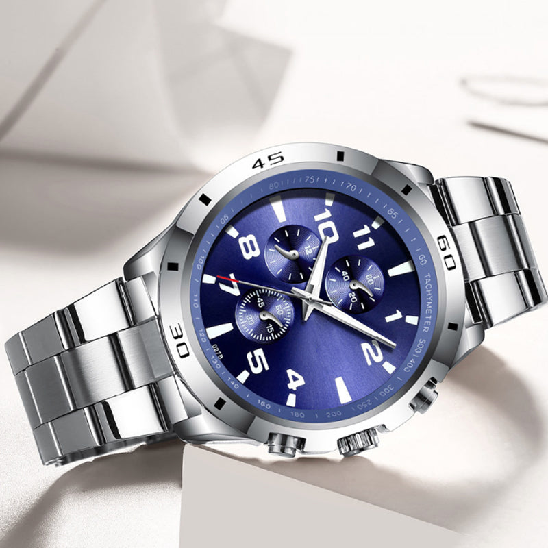 Reloj de cuarzo luminoso impermeable de moda