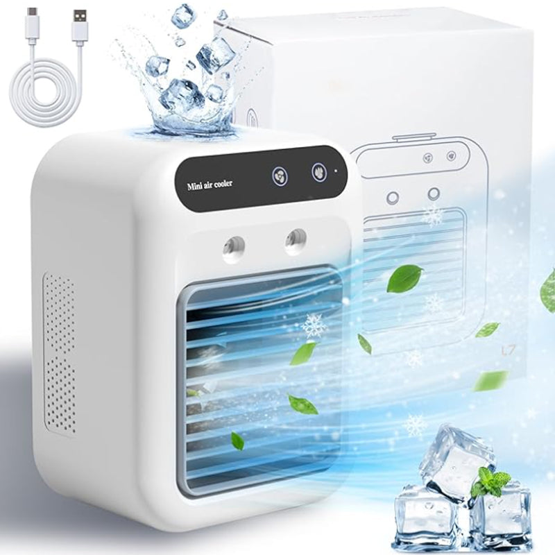 🔥Oferta especial de verano❄️Mini Acondicionador de Aire Portátil Enfriador Humidificador