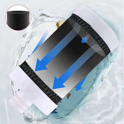 Purificador de agua para grifos domésticos de acero inoxidable sin instalació