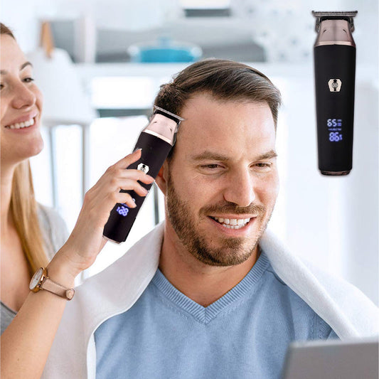 🔥Último día de oferta especial: 50 % de descuento💇‍♂️Cortapelo digital con pantalla LCD