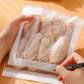 Bolsas transparentes reforzadas con doble sellado aptas para uso alimentario