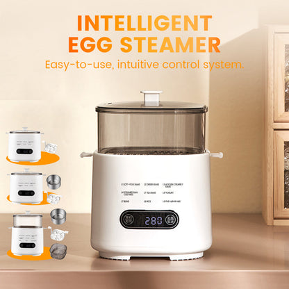 Mini set multifuncional para cocinar huevos con panel táctil inteligente
