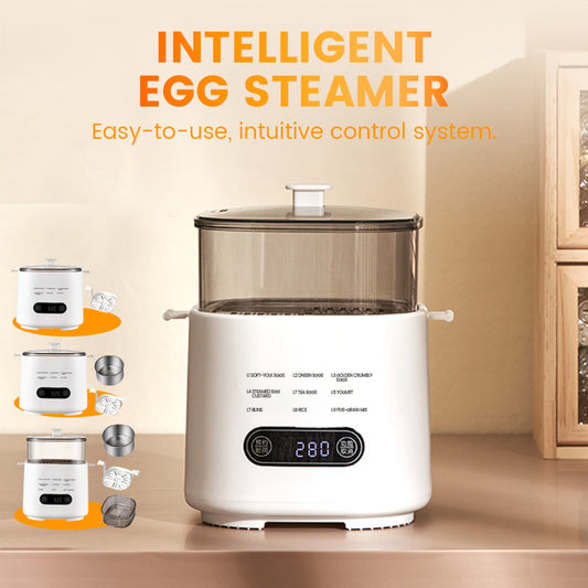 Mini set multifuncional para cocinar huevos con panel táctil inteligente