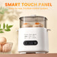 Mini set multifuncional para cocinar huevos con panel táctil inteligente