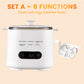 Mini set multifuncional para cocinar huevos con panel táctil inteligente