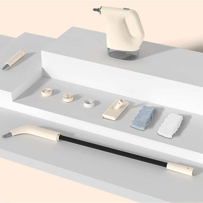 Limpiador a vapor manual multifunción con accesorios