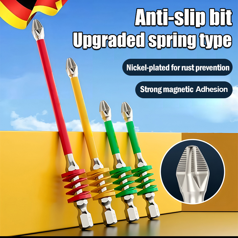 Punta Phillips Magnética Antideslizante con Resorte