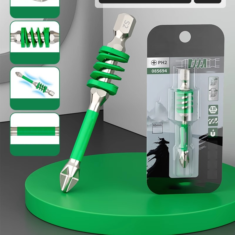 Punta Phillips Magnética Antideslizante con Resorte