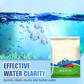 Polvo premium para el cuidado de estanques (500 g) | Clarificador de agua y control de algas